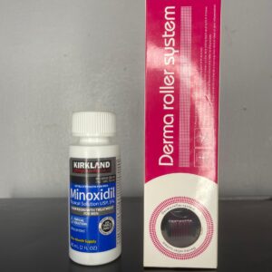 Kirkland Minoxidil & Derma Roller Combo | One Month Treatment (1 bottle/Derma Roller) | Free Shipping