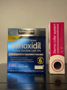 gzventures minoxidil full pack and dermaroller
