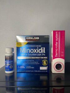 gzventures minoxidil full pack and dermaroller