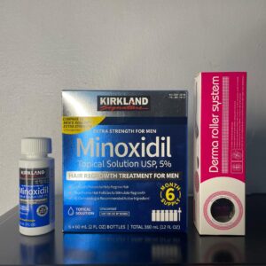 gzventures minoxidil full pack and dermaroller