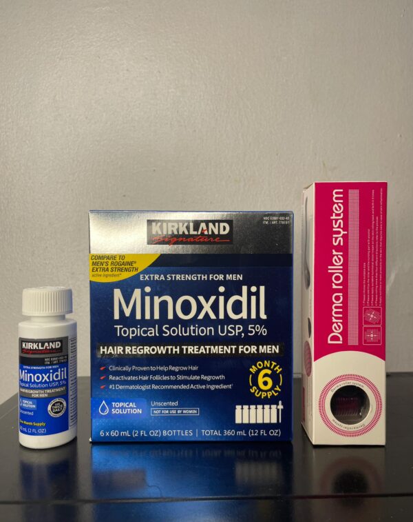 1 pack of minoxidil (6 bottles) | Free shipping | Free Derma Roller - Image 3